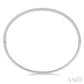 1/2 Ctw Slim Round Cut Diamond Bangle in 14K White Gold
