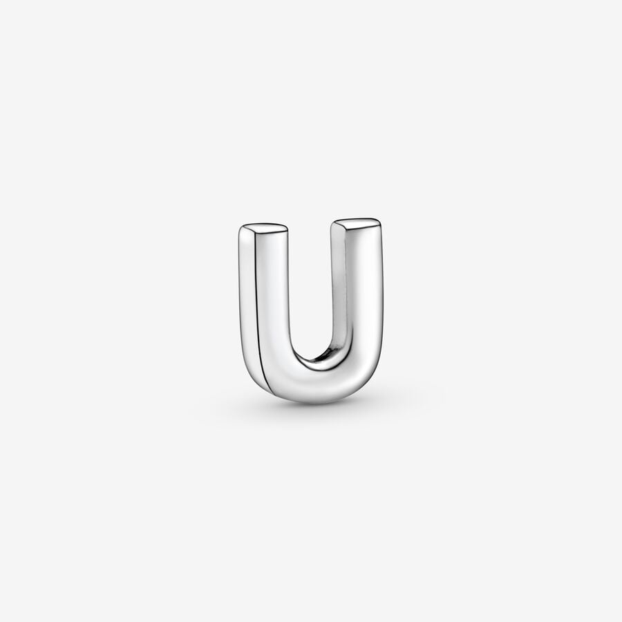Letter U Alphabet Locket Element