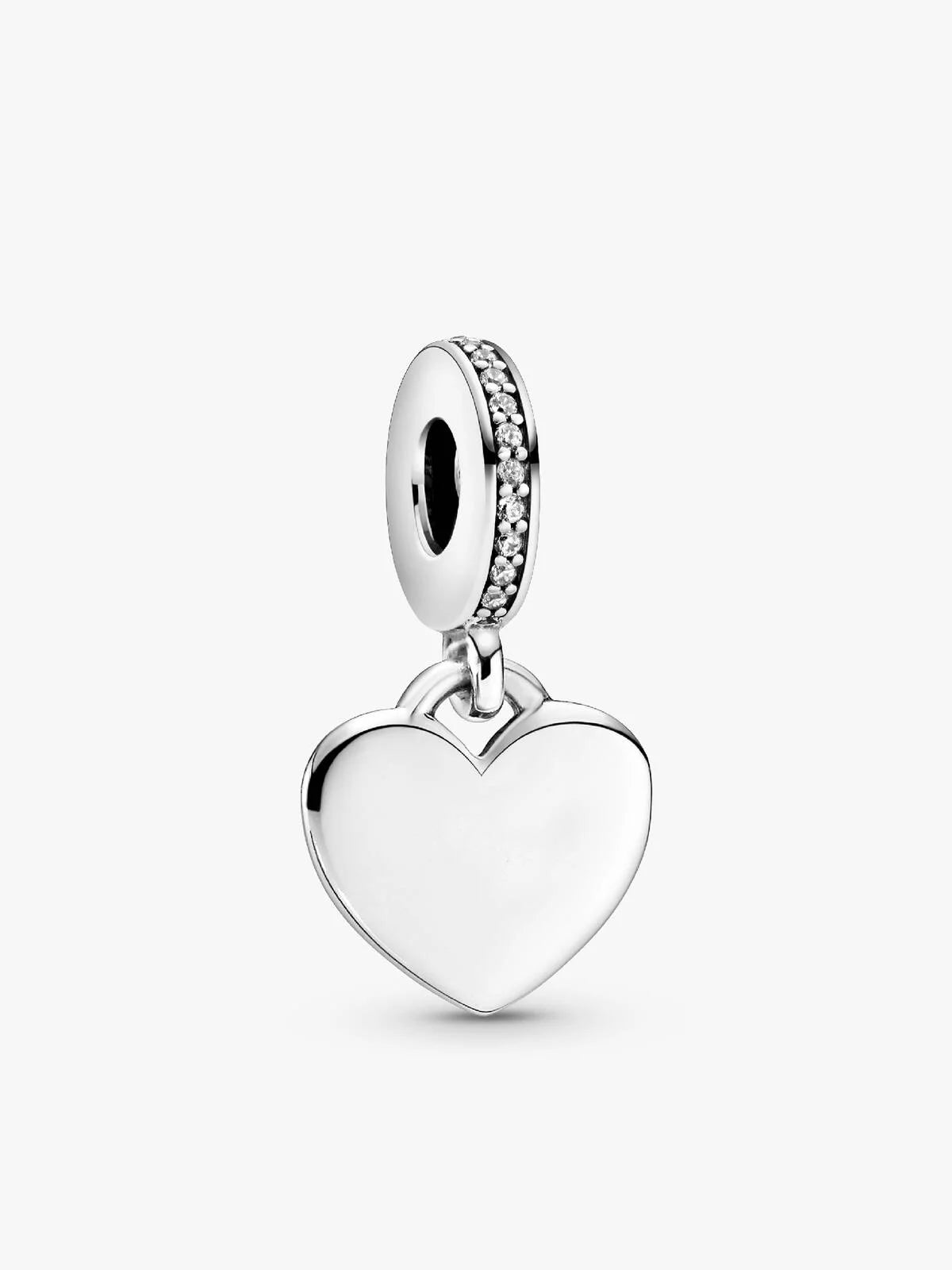 Pandora Engravable Heart Tag Dangle Charm Engraved "Sagittarius Zodiac"