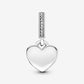 Engravable Heart Tag Dangle Charm