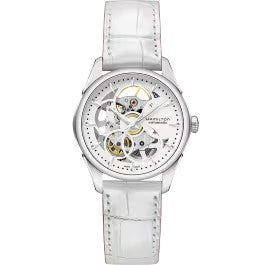 Hamilton Jazzmaster Skeleton Auto - Dial color:White - H32405811