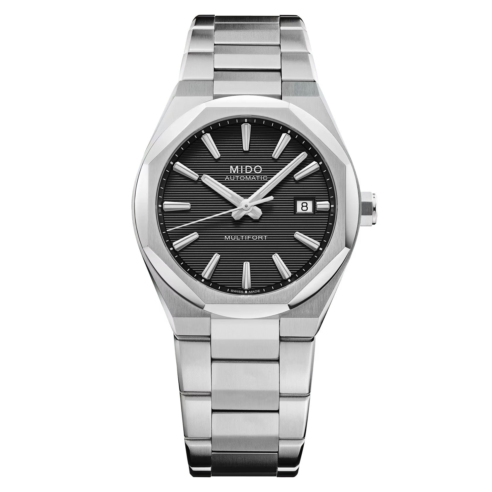 Mido Multifort TV Big Date Two Crowns Black 40mm
