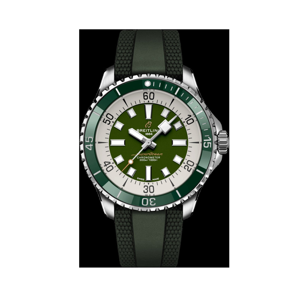 Breitling Superocean Automatic 44 — Green Dial
