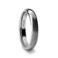 Fingerprint Engraved Domed Tungsten Ring Polished - Dominus - 4mm - 12mm - 8mm