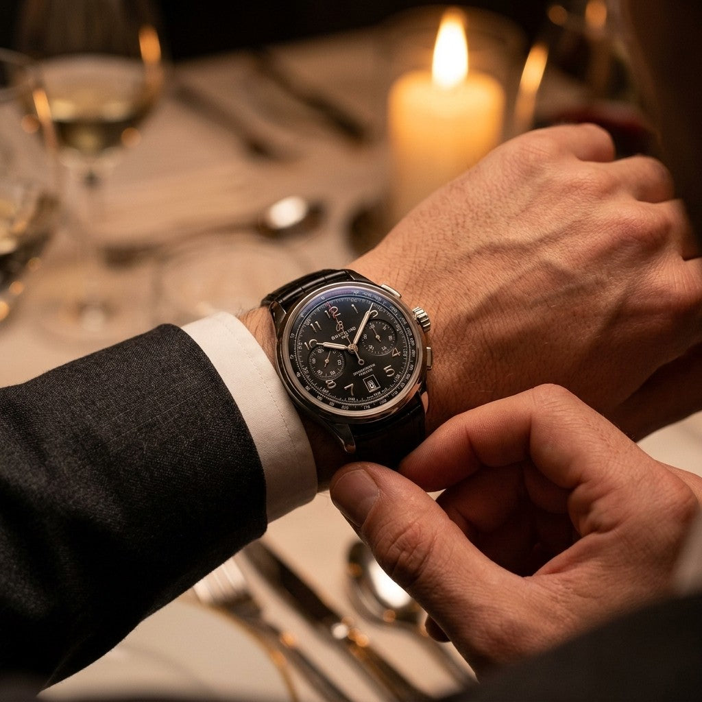Breitling Premier B01 Chronograph 42 — Black Dial — lifestyle