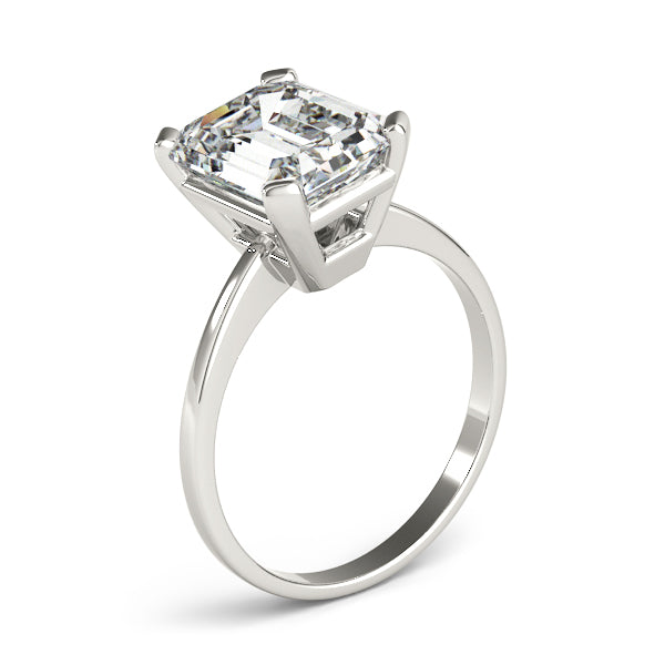 Emerald Cut Solitaire Engagement Ring