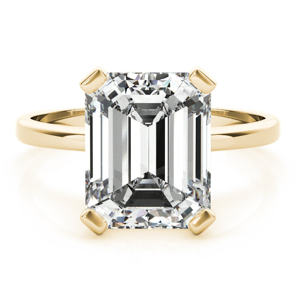 Emerald Cut Solitaire Engagement Ring