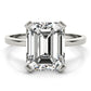 Emerald Cut Solitaire Engagement Ring