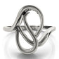 Solitaire Abstract Engagement Rings
