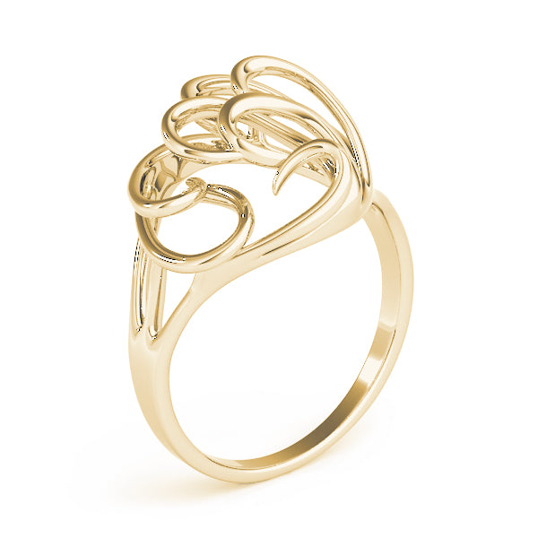 Freeform Solitaire Engagement Ring