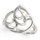 Freeform Solitaire Engagement Ring