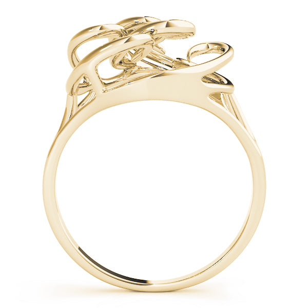 Freeform Solitaire Engagement Ring