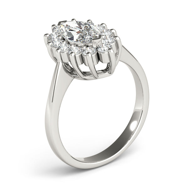 Marquise Halo Engagement Rings