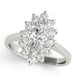 Marquise Halo Engagement Rings