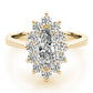 Marquise Halo Engagement Rings