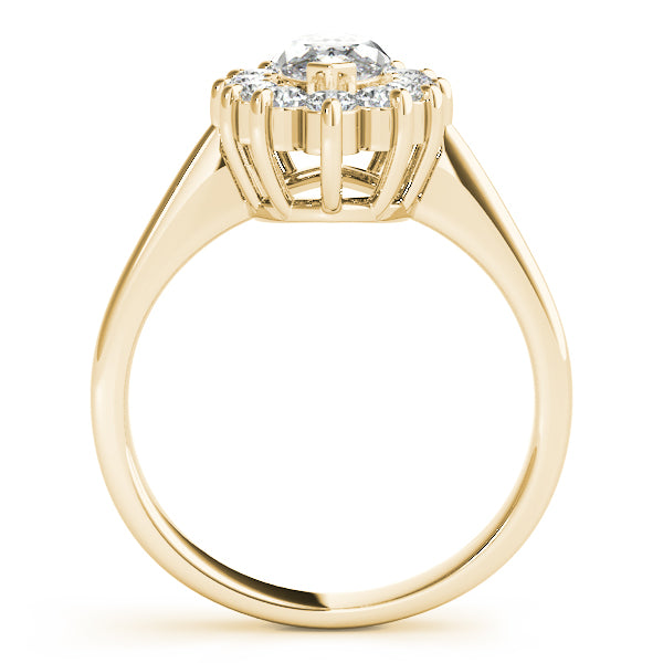 Marquise Halo Engagement Rings