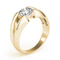 Solitaire Split Shank Engagement Ring