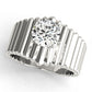 Solitaire Round Engagement Ring