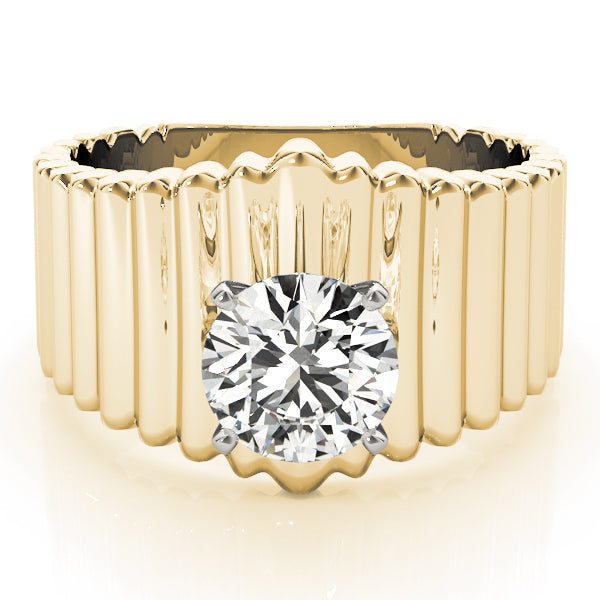 Solitaire Round Engagement Ring