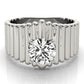 Solitaire Round Engagement Ring