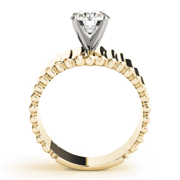 Solitaire Round Engagement Ring