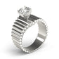 Solitaire Round Engagement Ring