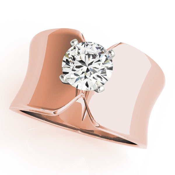 Wide Shank Engagement Ring