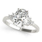 Solitaire Plus Cluster Sides Engagement Rings