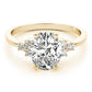 Solitaire Plus Cluster Sides Engagement Rings