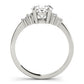 Solitaire Plus Cluster Sides Engagement Rings