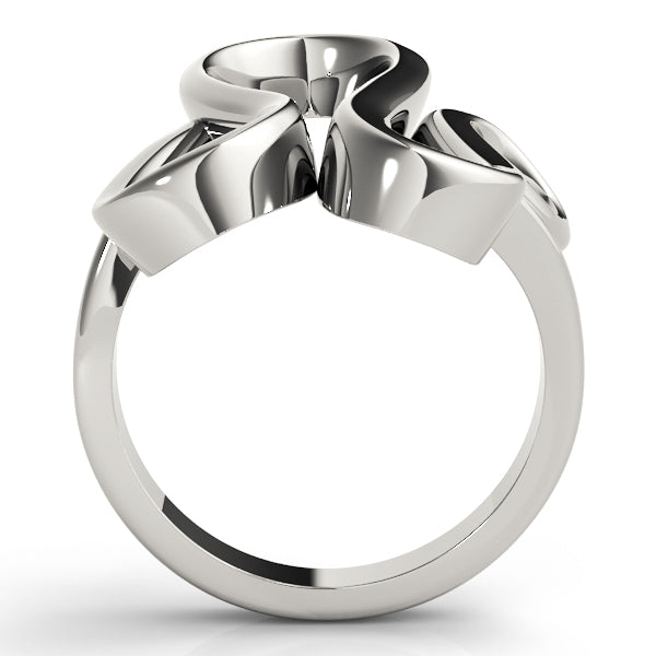 Swirl Freedom Symbol Engagement Rings