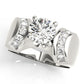 Channel Set Multirow Engagement Ring