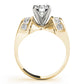 Channel Set Multirow Engagement Ring