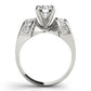 Channel Set Multirow Engagement Ring