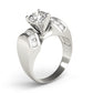 Channel Set Multirow Engagement Ring