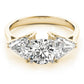 3-Stone Trillion Engagement Ring