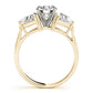 3-Stone Trillion Engagement Ring