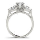 3-Stone Trillion Engagement Ring