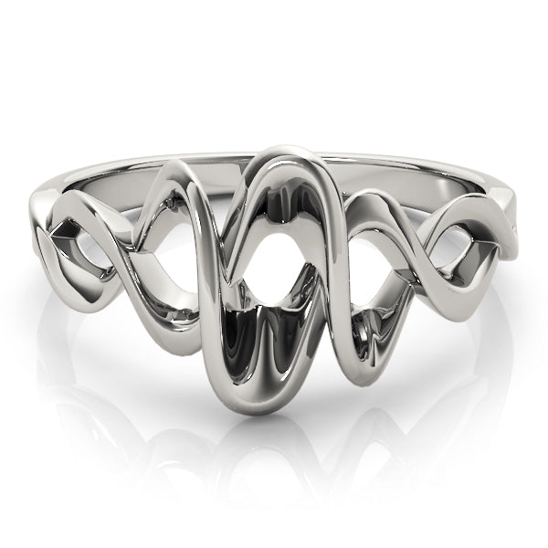 Twisted Shank Solitaire Engagement Ring