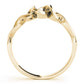 Twisted Shank Solitaire Engagement Ring