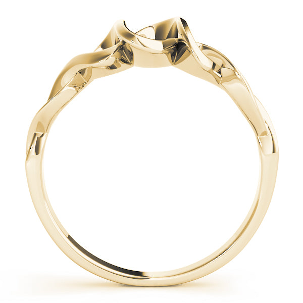 Twisted Shank Solitaire Engagement Ring