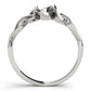 Twisted Shank Solitaire Engagement Ring