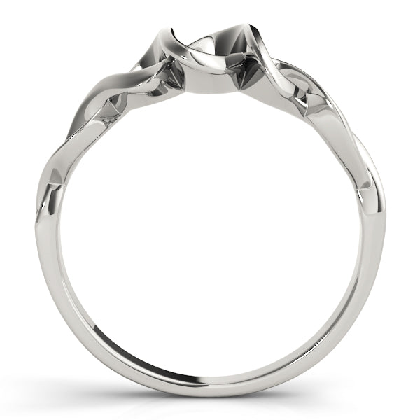 Twisted Shank Solitaire Engagement Ring