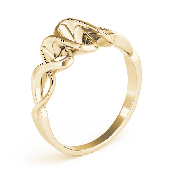 Twisted Shank Solitaire Engagement Ring