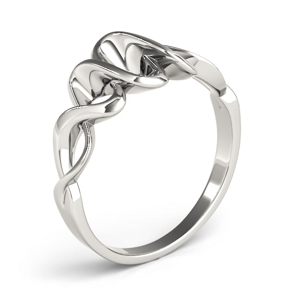 Twisted Shank Solitaire Engagement Ring