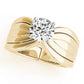 Contemporary Solitaire Engagement Ring