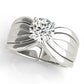 Contemporary Solitaire Engagement Ring