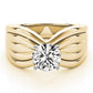 Contemporary Solitaire Engagement Ring
