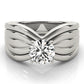 Contemporary Solitaire Engagement Ring