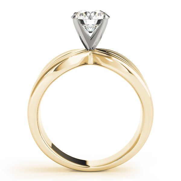 Contemporary Solitaire Engagement Ring